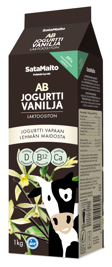 Laktoositon AB jogurtti, vanilja 1l